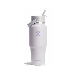 Termo Hydro Flask Unisex 32 OZ WIDE FLEX STRAW CAP WHITE Blanco