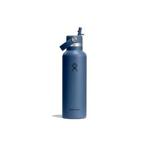 Botella Hydro Flask Unisex 21 OZ STANDARD FLEX STRAW CAP HARBOR BLUE Azul Marino