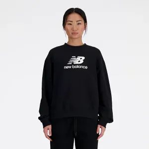 Suéter New Balance Mujer New Balance French Terry Stacked Negro