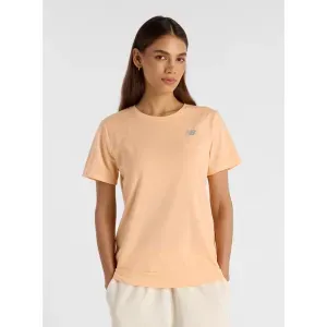 Remera New Balance Mujer New Balance Heather Tech Short Sleeve Naranja