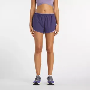 Short New Balance Mujer Run Essentials Short 3 Purpura