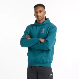 Suéter New Balance Hombre Nb X Debut Sculpture Hoodie Verde