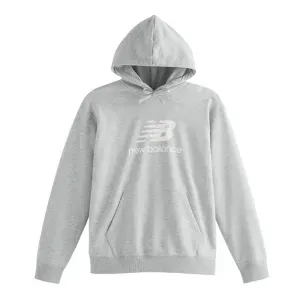 Suéter New Balance Hombre New Balance Stacked Logo French Gris