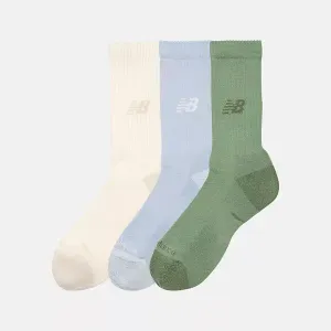 Media New Balance Unisex Active Crew Socks 3 Pack Multicolor