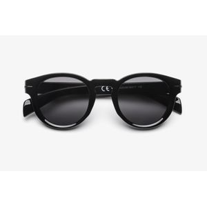 Lente B+D De Sol Carey Redondo Negro