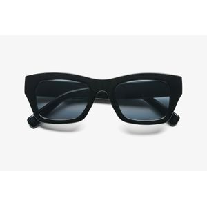 Lente B+D De Sol Cuadrado Carey Negro