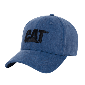 Kepi Cat Unisex Pigment dyed cat logo hat Azul