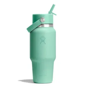 Botella Hydro Flask Unisex 24 OZ WIDE FLEX STRAW TRAVEL BOTTLE MERMAID GREEN Verde
