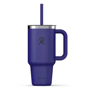 Vaso Hydro Flask Unisex 24 OZ TRAVEL TUMBLER CLEAR LID CAPRI BLUE Azul