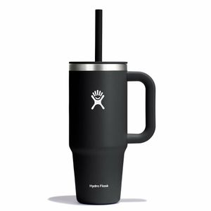 Termo Hydro Flask Unisex 24 OZ TRAVEL TUMBLER BLACK Negro