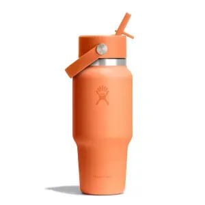 Termo Hydro Flask Unisex 24 OZ WIDE FLEX STRAW TRAVEL B Naranja