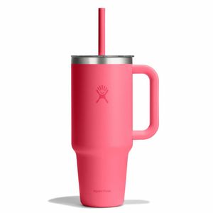 Vaso Hydro Flask Unisex 40 OZ TRAVEL TUMBLER CLEAR LID POPSTAR PINK Rosa