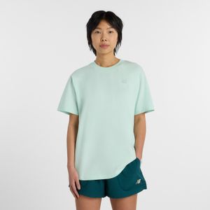Remera New Balance Mujer ATHLETICS JERSEY T-SHIRT Celeste