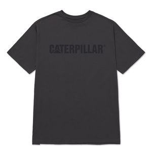 Remera Cat Hombre Caterpillar Logo Tee Negro