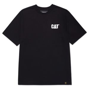 Remera Cat Hombre Moto Graphic Tee 5 Negro