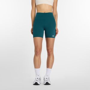 Ciclista New Balance Mujer NB HARMONY HIGH RISE SHORT 6 Verde