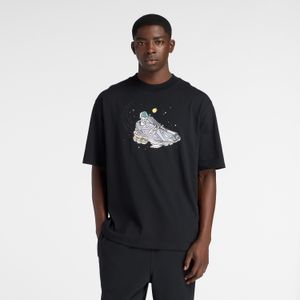Remera New Balance Hombre GHICA SHUTTLE T-SHIRT Negro