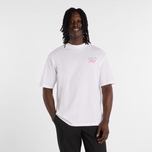 Remera New Balance Hombre TRI LOGO HEAT MAP TSHIRT Blanco