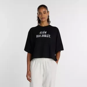 Remera New Balance Mujer GHICA ROVER T-SHIRT Negro