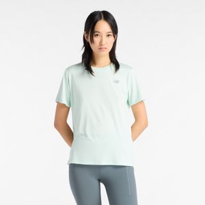 Remera New Balance Mujer SPORTS ESSENTIALS T-SHIRT Celeste