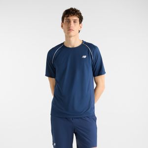 Remera New Balance Hombre TOURNAMENT TOP Azul Marino
